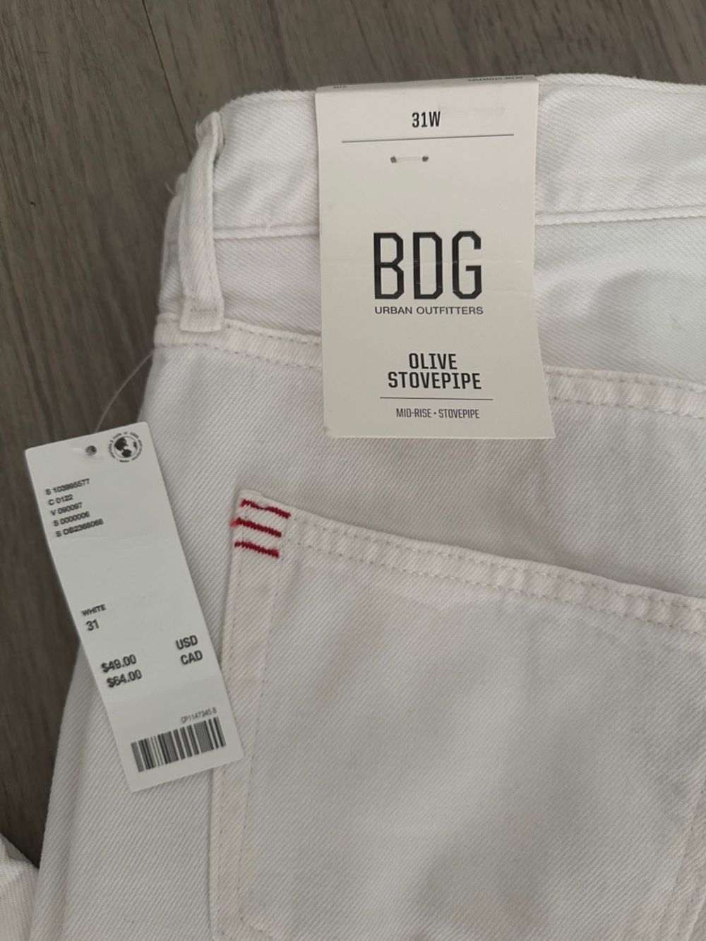 Urban Outfitters BDG Stovepipe Jeans - Picture 5 of 6
